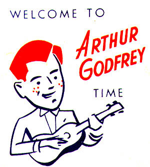 Image from a sugar packet, souvenir of the Arthur Godfrey Time television show